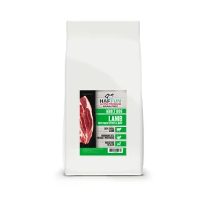 HAFFUN Dospelý pes Grain-Free - Jahňacie s batátmi 12kg