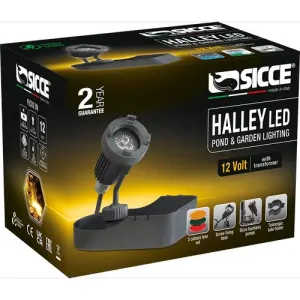 SICCE HALLEY LED 3.7W 12V- c jazierkové osvetlenie vrátane farebných šošoviek