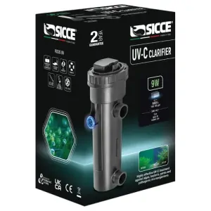 SICCE UV-C Clarifier 9W/3m UV-lampa na ničenie rias, baktérií a parazitov