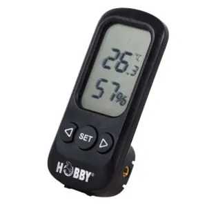 HOBBY digitálny teplomer a vlhkomer s funkciou alarmu s presnosťou +/- 0,5° C, +/-3 %