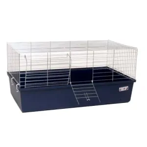 COBBYS PET RABBIT 80 zink klietka pre zajace 80 x 43 x 37cm so senníkom pozinkovaná