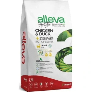 Alleva HOLISTIC cat hairball chicken & duck & sugarcane fiber & aloe vera 5 kg