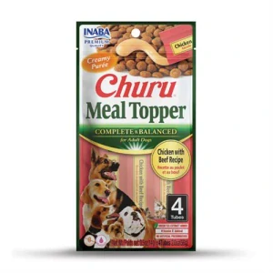 Inaba Churu Meal Topper dog Kura s hovädzím mäsom 4 tuby = 56g