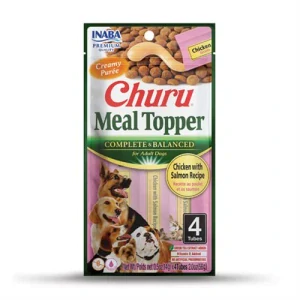 Inaba Churu Meal Topper dog Kura s lososom 4 tuby = 56 g