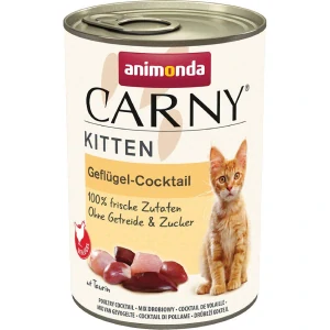 Animonda CARNY® cat Kitten kokteil hydinový bal. 12 x 400 g konzerva