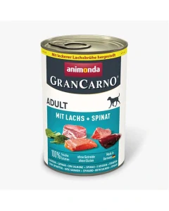 Animonda GRANCARNO® dog adult losos a špenát bal. 6 x 400g konzerva