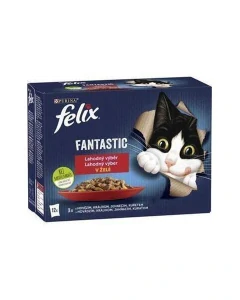Nestlé FELIX Fantastic cat Multipack v želé kapsička 12x85 g