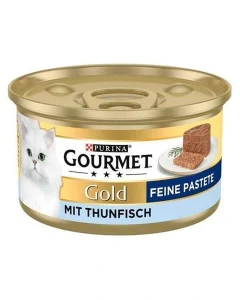 Nestlé GOURMET GOLD cat tuniak paštéta konz.12x85 g