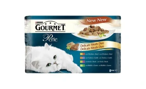 Gourmet Perle hovädzie a kuracie 4 x 85 g