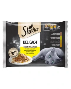 Mars SHEBA kapsička Hydinový výber v želé 4 x 85 g