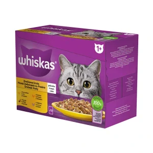 Whiskas adult hydinový výber v želé 12 x 85 g