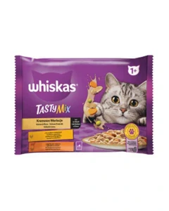 Mars WHISKAS kapsička cat Tasty mix v krémovej omáčke 4 x 85 g