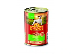 Propesko Kompletné krmivo pre dospelé psy kúsky s jahňacinou v omáčke 415 g