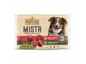 Propesko Mistr s hovädzím a zverinou v omáčke 4 x 85 g