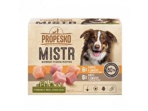 Propesko Mistr s kuracím a morčacím v omáčke 12 x 85 g