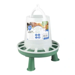 DUVO+ ECO Krmítko plastové pre hydinu na nohách a s rukoväťou 3kg