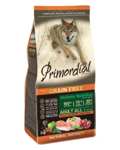 Primordial GF Adult Dog Chicken & Salmon 3x12kg