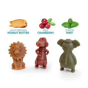 COBBYS PET AIKO Dental Little Zoo 6-7cm/25g 1ks lev, slon a krokodí