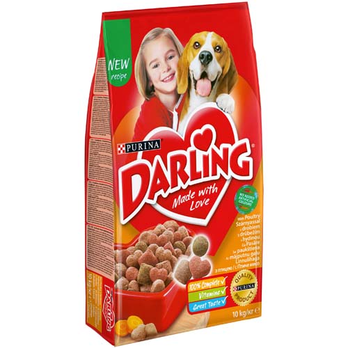 DARLING Pes Granule 10kg hydina a zelenina