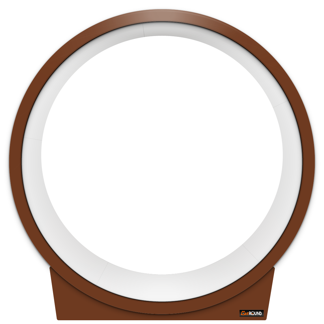 CatROUND – Behacie koleso pre mačky (Hnedá/Svetlo šedá)