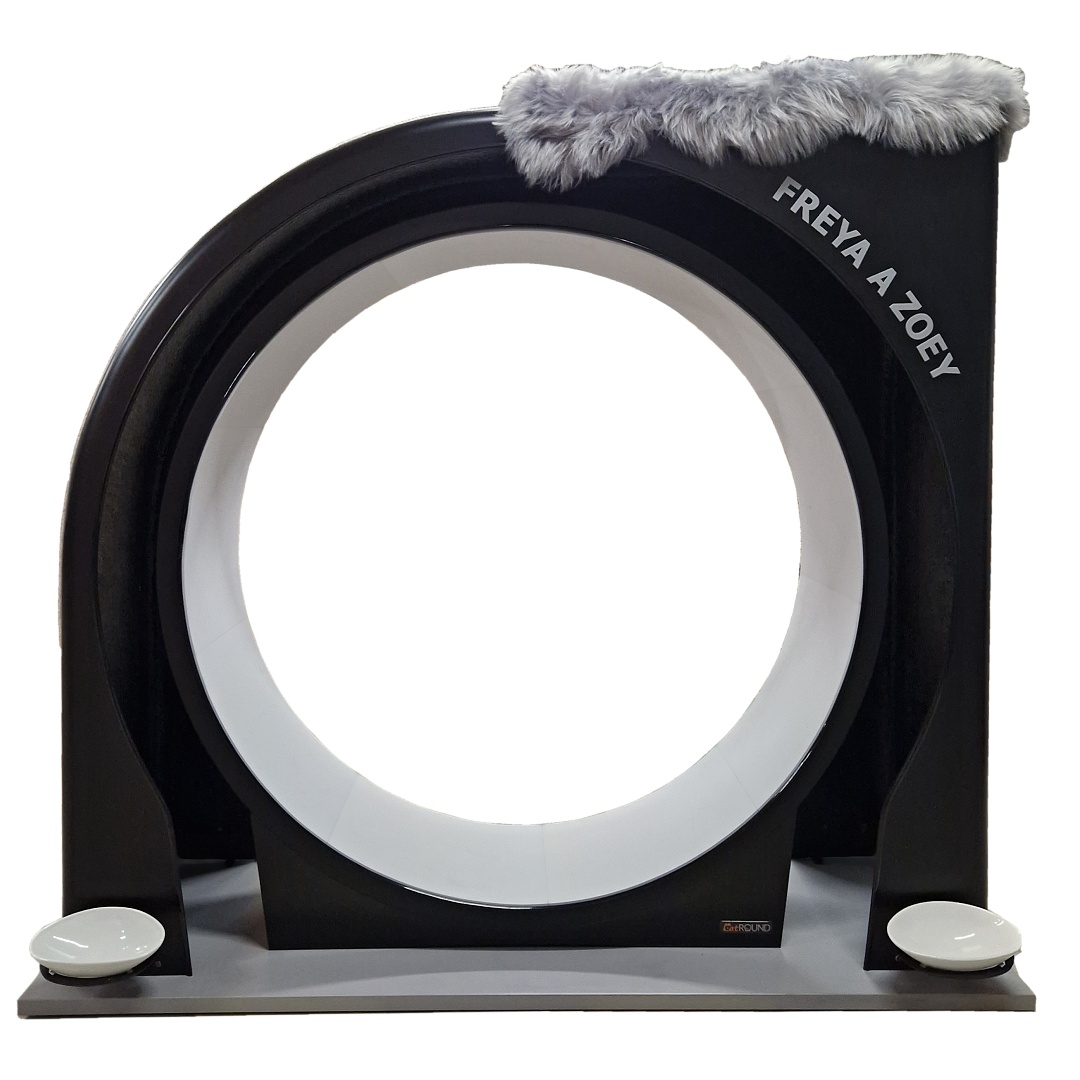 CatHouse - (Behacie koleso + Relaxačná základňa + Anatomické misky)