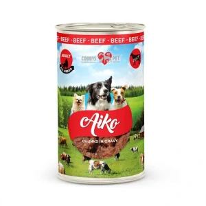 Paletovy odber COBBYS PET AIKO Adult 1240g hovädzia konzerva pre dospelé psy