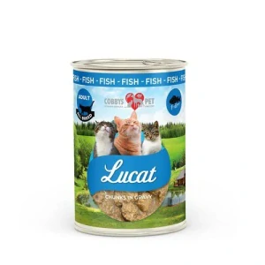 Paletovy odber COBBYS PET LUCAT Adult 415g rybacia konzerva pre dospelé mačky