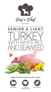 Dog’s Chef TURKEY WITH WHITE RICE AND SEAWEED Senior/Light 10kg
