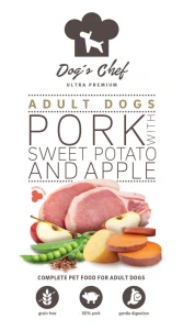 Dog’s Chef  PORK WITH SWEET POTATO & APPLE 15kg