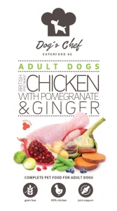 Dog’s Chef  BRITISH FREE RANGE CHICKEN WITH POMEGRANATE & GINGER 12kg