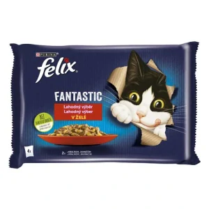 FELIX Fantastic Multipack kapsička 4x85g s králikom a jahňacím v želé