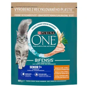 PURINA ONE BIFENSIS 800g SENIOR 7+ s kuraťom a celozrnnými obilovinami