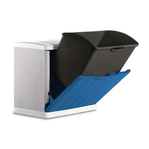 STEFANPLAST AMICA Modulárny kôš na selektívny odpad 40x40x30cm / 20 l - zelený