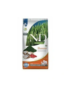 Farmina N&D pes Spirulina (GF) adult medium & maxi herring 7 kg