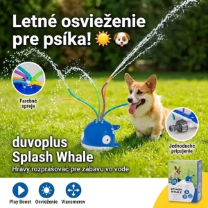 DUVO+ Striekajúca hračka pre psov 20x14x12cm veľryba