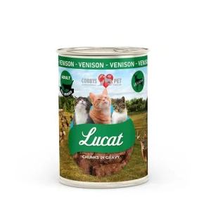 Paletový odber COBBYS PET LUCAT Adult 415g konzerva so zverinou pre dospelé mačky