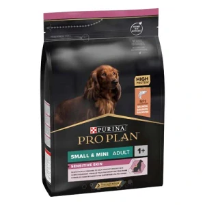 PRO PLAN SMALL & MINI ADULT SENSITIVE SKIN losos 3kg krmivo pre dospelých psov malých a trpasličích plemien s citlivou kožou