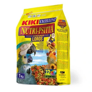 KIKI NUTRI-PSITTA 1kg krmivo pre veľké papagáje