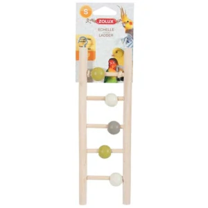 ZOLUX Rebrík pre vtáky drevený 5 priečok 23,5cm