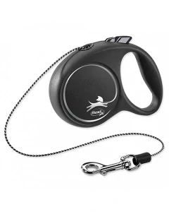 flexi Black Design XS lanko 3m čierna do 8kg