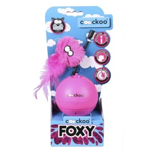 EBI COOCKOO FOXY pink elektronická hračka pre mačky