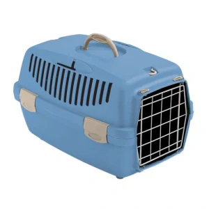 STEFANPLAST Gulliver 1 prepravka modrá s kovovými dvierkami 48x32x31cm