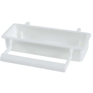 ZOLUX Krmítko biele pre vtákov s bidlom 70x60x43mm