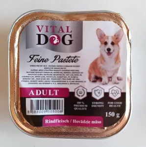 Paštéta pre psov hovädzia 150g