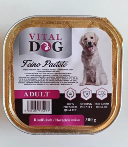 Paštéta pre psov hovädzia 300g