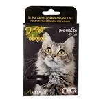 Obojok Dr.Pet pre mačky 43 cm antiparazitárny biely