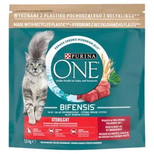 PURINA ONE 1,5kg Sterilcat s hovädzím