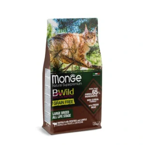 MONGE BWild Cat Grain free Large Breed 1,5kg