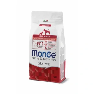 MONGE Natural Superpremium Mini Starter 1,5kg krmivo pre gravidné a dojčiace suky a šteňatá malých plemien