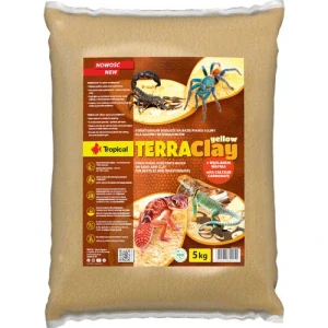 TROPICAL TerraClay 5kg žltý substrát z piesku a ílu do terária